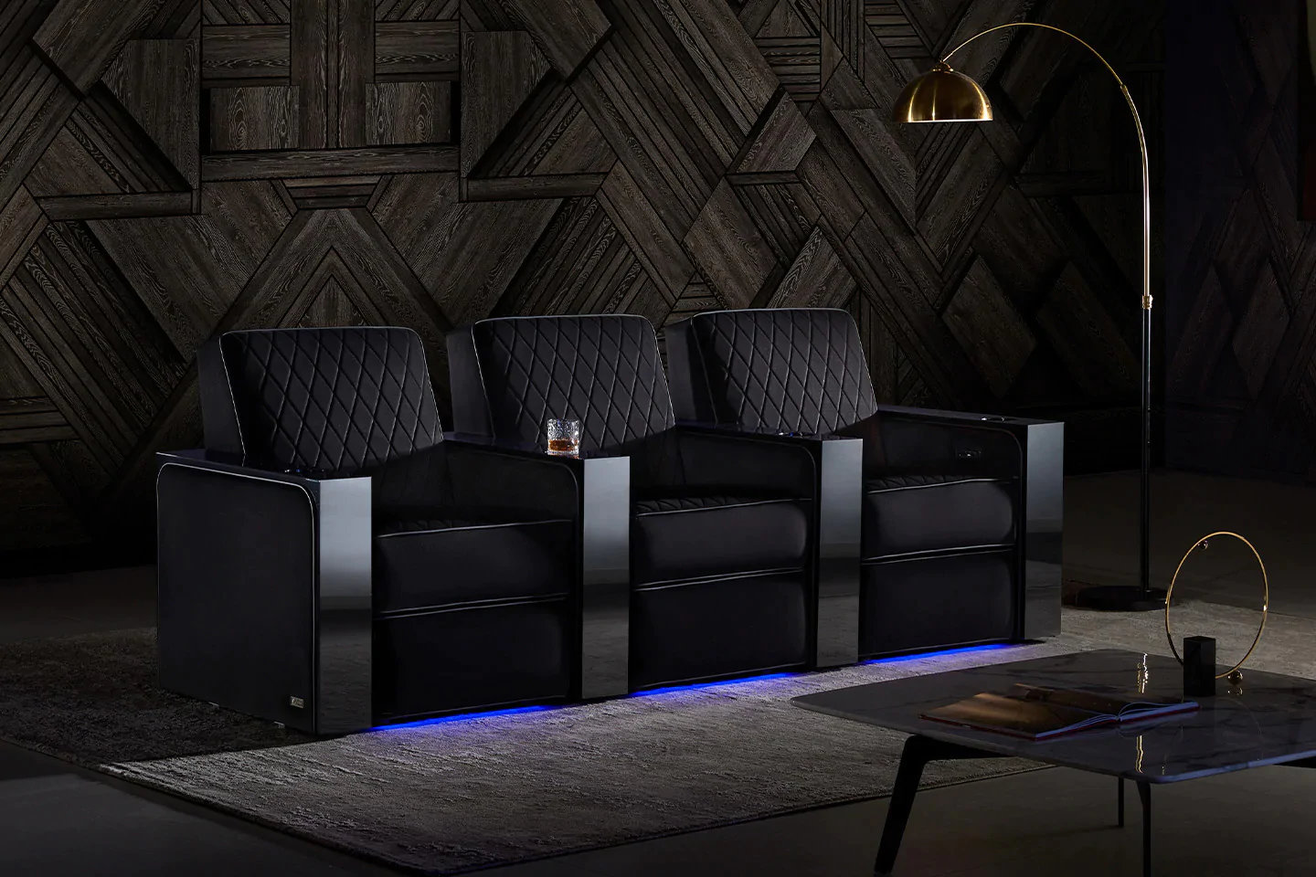 A closer look at Luxury Minimalist Home Theatre Seating